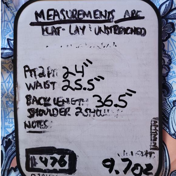 GIBSON LATIMER Boho Cold Shoulder Mumu Dress L Blue Festival Hanky Hem Tunic - Picture 7 of 10